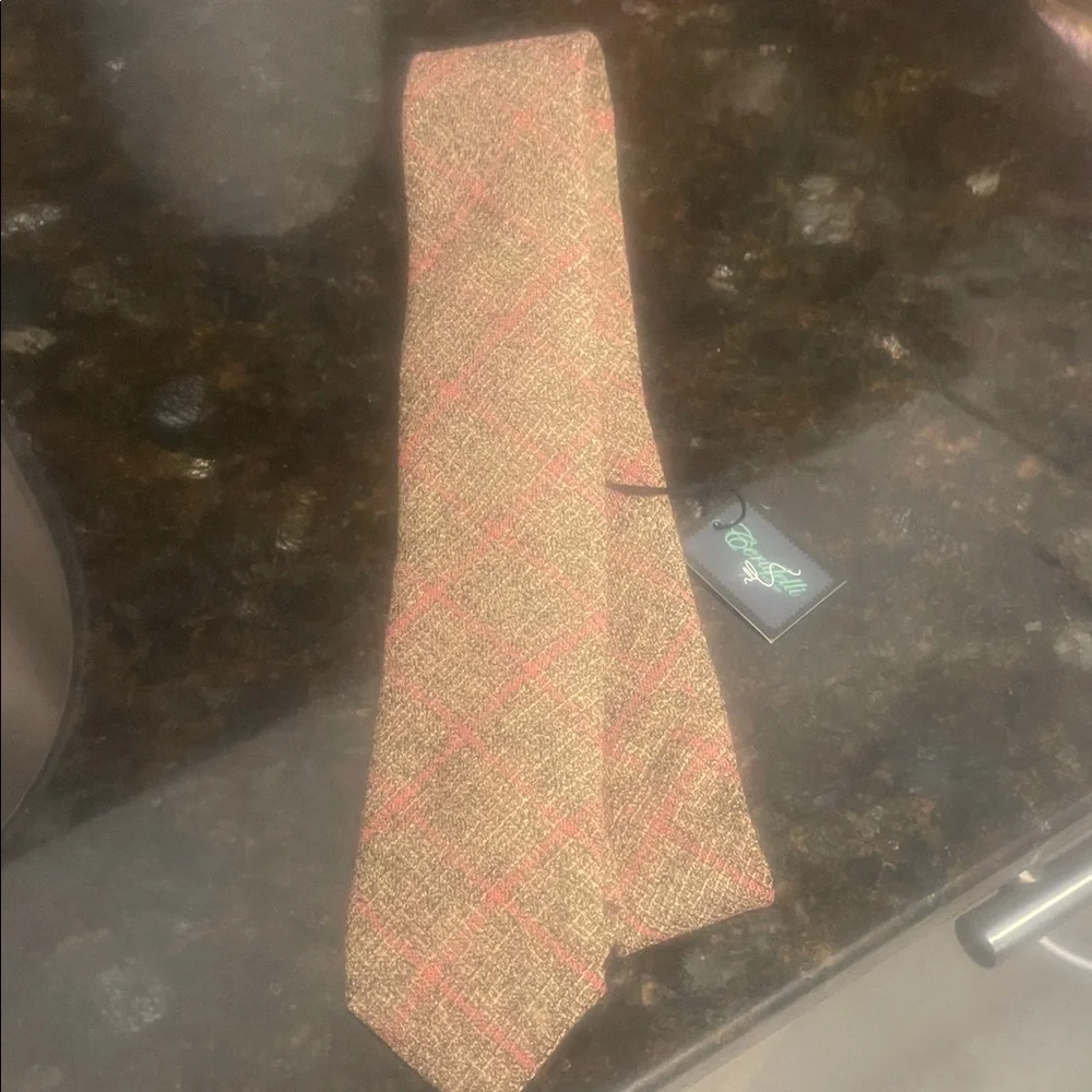 Stylish Brown and Red Kids' Tie
